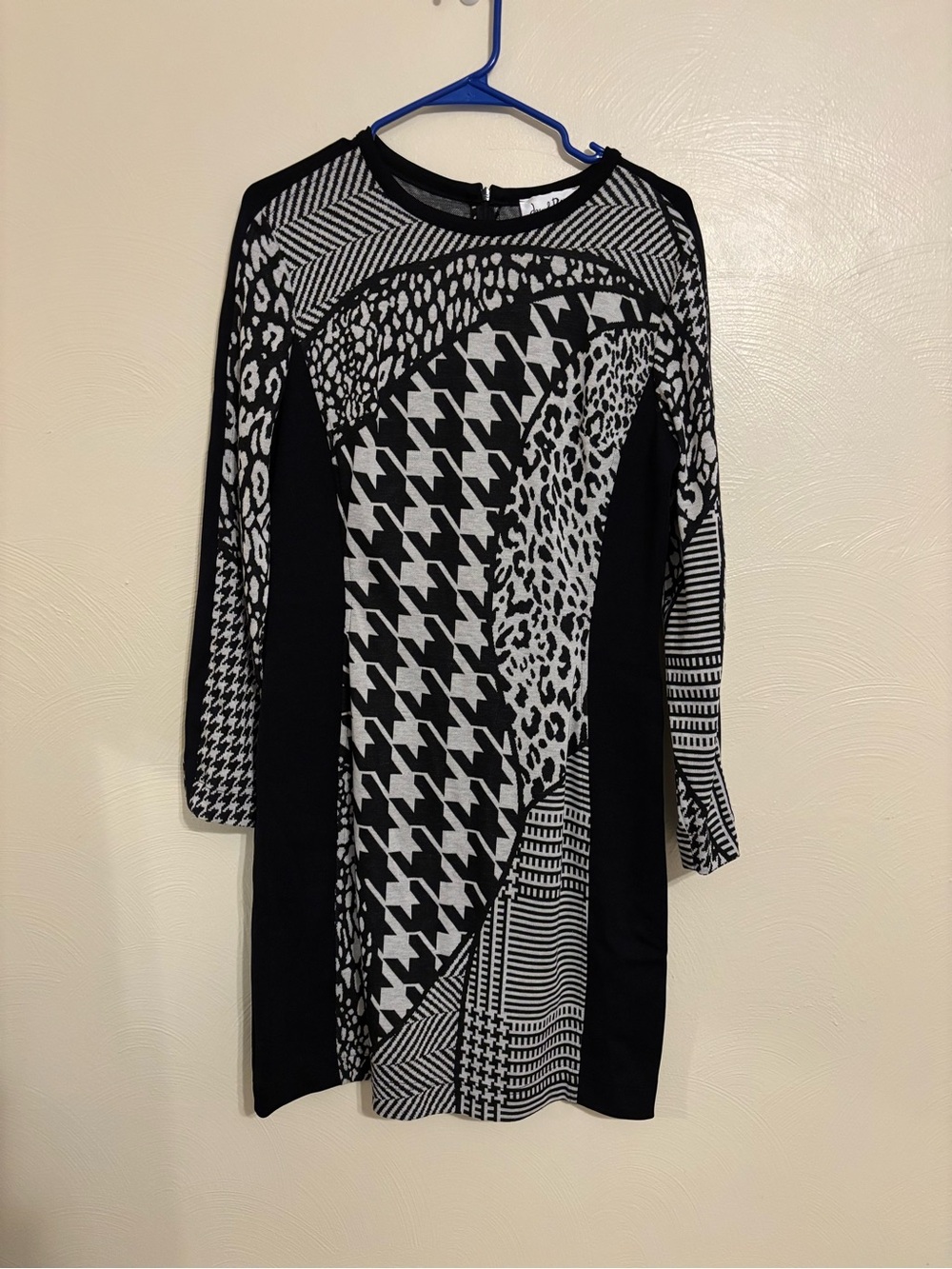 Joseph Ribkoff Black White stretch Dress Size 14